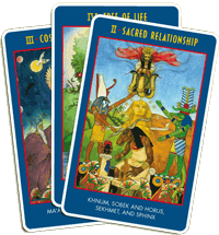 the Anubis Oracle cards