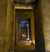 Doors deep in the Temple at Edfu
