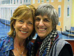 Joan Borysnko and Nicki Scully